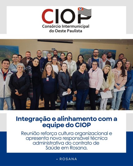 INTEGRAÇÃO E ALINHAMENTO COM A EQUIPE DO CIOP