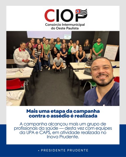 MAIS UMA ETAPA DA CAMPANHA CONTRA O ASSÉDIO É REALIZADA